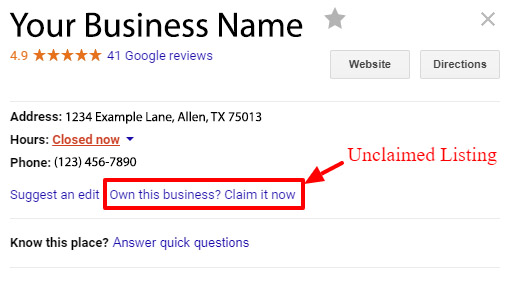 Claim Your Business in Google Business Profile