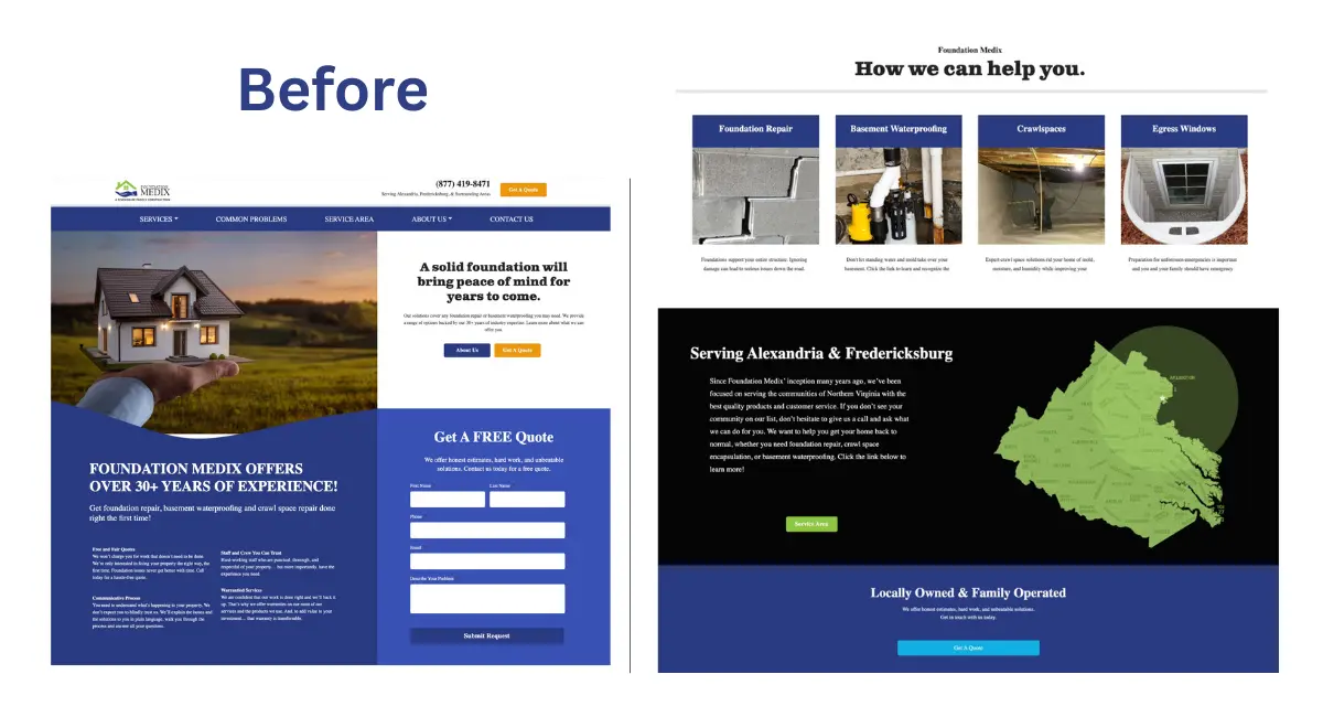 Foundation Medix old website