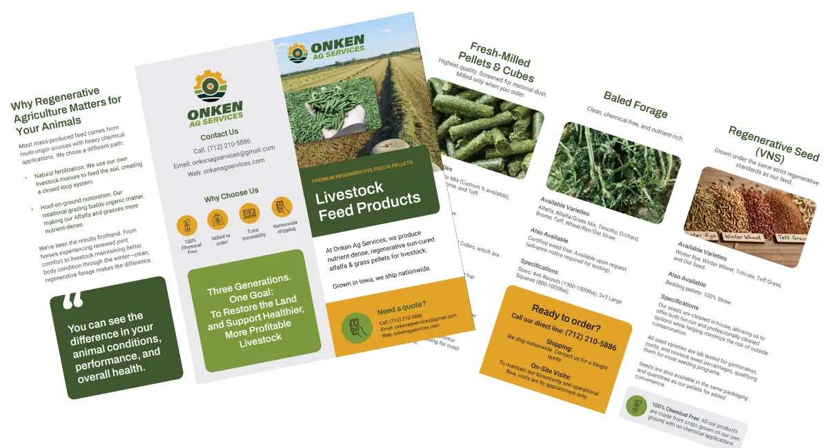 Onken Ag Service Brochure